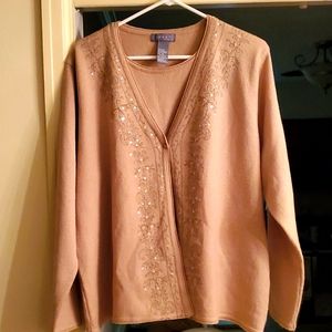 Womens dressy knit 1 piece sweater tank.